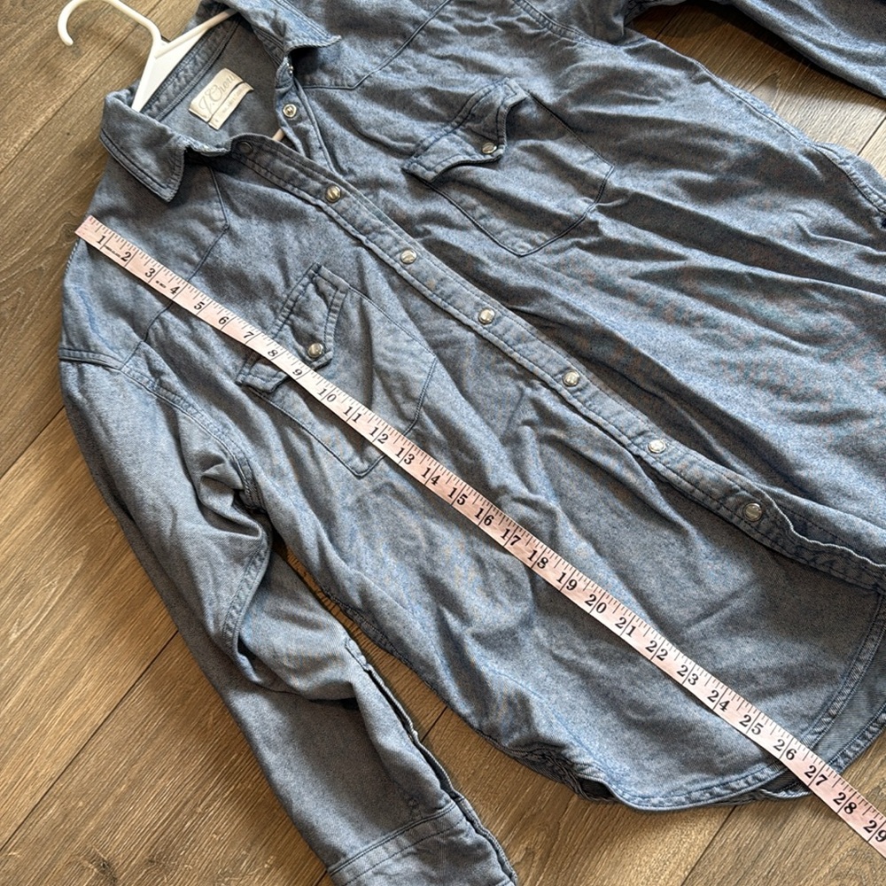 J.Crew Relaxed-fit indigo flannel shirt - Picture 7 of 8